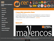 Tablet Screenshot of cec-espeleo.com
